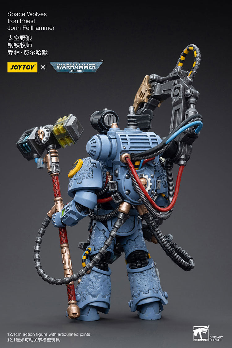 Joytoy Warhammer 40K Space Wolves Iron Priest Jorin Fellhammer Warhammer