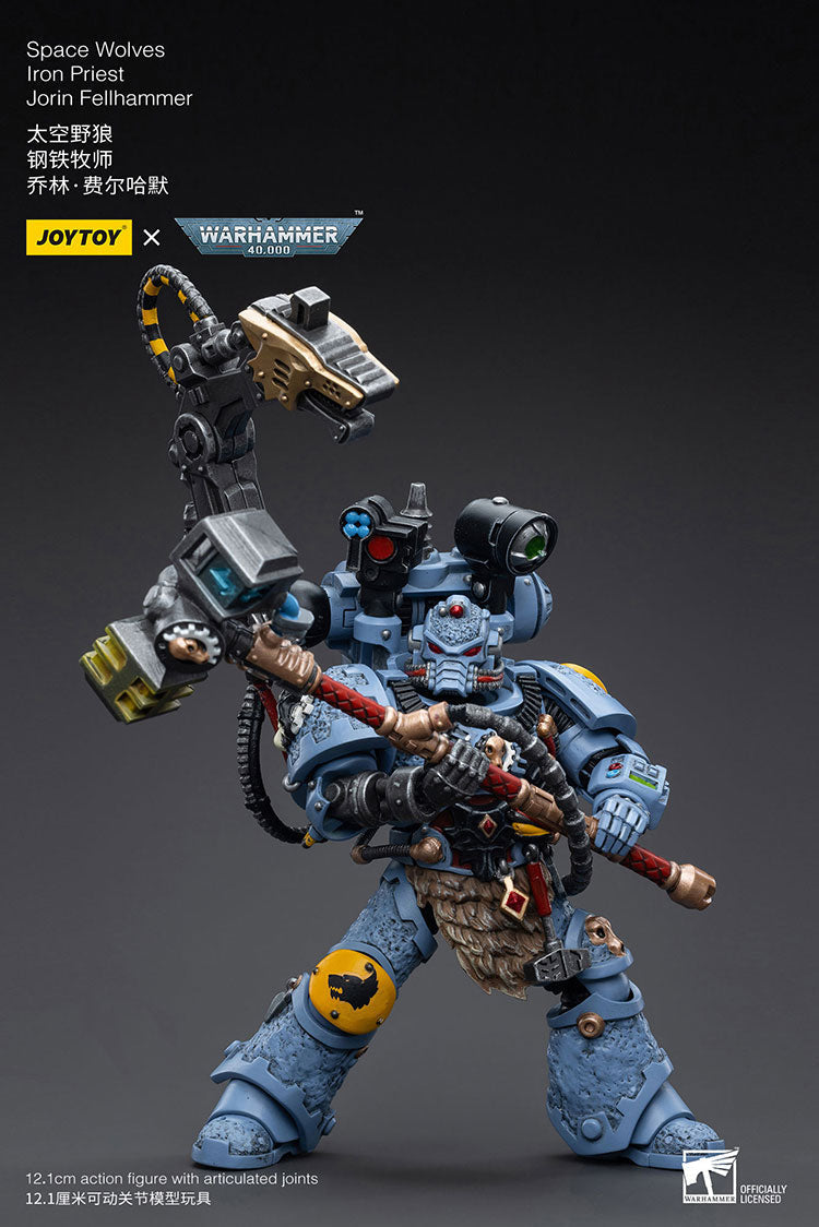 Joytoy Warhammer 40K Space Wolves Iron Priest Jorin Fellhammer Warhammer
